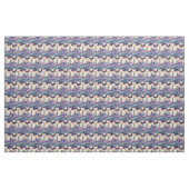 Lila Vintages geometrisches Muster Stoff (Yard (91,4 cm))
