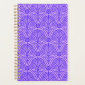 Lila Vintages Muster Planer (Vorderseite)