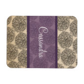 Lila Vintages Zinnia Premium Magnet (Horizontal)