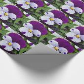 Lila Viola Geschenkpapier (Ecke)