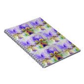 Lila Viola Violet Floral Blume Notebook Notizblock (Rechte Seite)