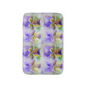 Lila Viola Watercolor Johnny Jump Up Bath Mat Badematte (Vorderseite Vertikal)
