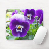 Lila Violas Mousepad (Mit Mouse)