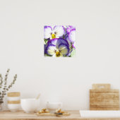 Lila Violas Poster (Küche)