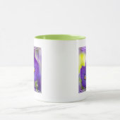 Lila Violas Tasse (Zentrum)
