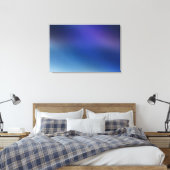 Lila Violet Blau & Grau Zurzeit Abstrakt Leinwanddruck (Insitu (Schlafzimmer))