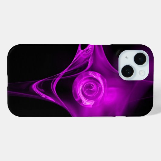LILA VIOLET FRAKTAL ROSE Case-Mate iPhone HÜLLE (Rückseite (Horizontal))
