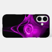 LILA VIOLET FRAKTAL ROSE Case-Mate iPhone HÜLLE (Rückseite (Horizontal))