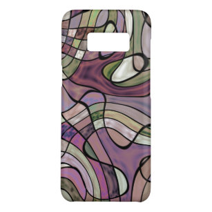 Lila Violet gepolsterte Quadrate Kunstmuster Case-Mate Samsung Galaxy S8 Hülle