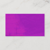 Lila Violet-Gitarre-Lehrer-Visitenkarte Visitenkarte (Rückseite)