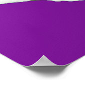 Lila Violet-Pansy-Blume Poster (Ecke)