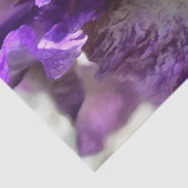 Lila, Violet und Mauve Iris Abstrakt Seidenpapier (Ausschnitt)