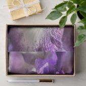 Lila, Violet und Mauve Iris Abstrakt Seidenpapier (Geschenk)