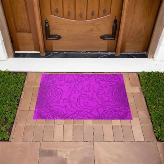 Lila Violetgarn Doormat Fußmatte (Außenbereich)