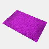 Lila Violetgarn Doormat Fußmatte (Schrägansicht)