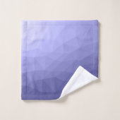 Lila violett-blaues Mesh-Omermuster Badhandtuch Set (Waschlappen)