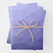 Lila violett-blaues Mesh-Omermuster Geschenkpapier Set (Beispiel)