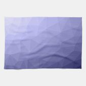 Lila violett-blaues Mesh-Omermuster Geschirrtuch (Horizontal)