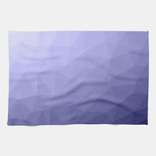 Lila violett-blaues Mesh-Omermuster Geschirrtuch (Horizontal)