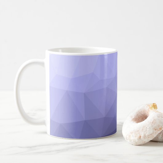 Lila violett-blaues Mesh-Omermuster Kaffeetasse (Mit Donut)