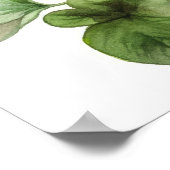 Lila Violett-Blume Art Print Poster (Ecke)