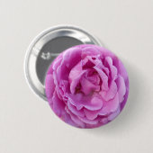Lila Violett-Blume-Rose Button (Vorne & Hinten)
