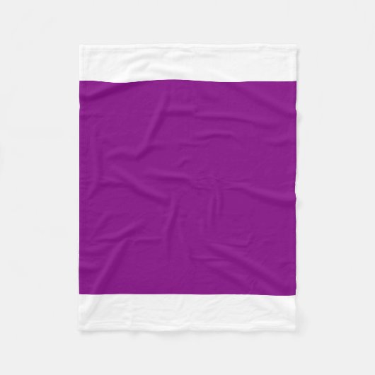 Lila Violett Fleecedecke (Vorderseite)