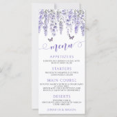 Lila Violett-Lavendel-Blumenkarten (Vorderseite)