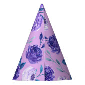 Lila Violett Partyhütchen (Rückseite)