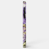 Lila Violett Rosa Goldmineralien Kunstmuster Case-Mate iPhone Hülle (Hinten/Links)