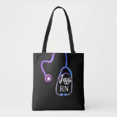 Lila Violett von RN Stethoscope Tasche (Vorderseite)