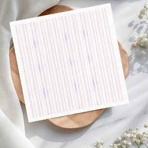 Lila Violett Wasserfarbe Streifen Serviette