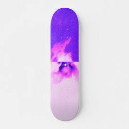 Lila violette Himmelswolke  Skateboard