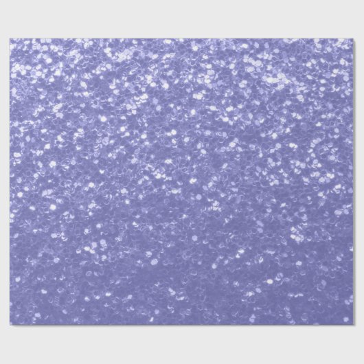 Lila violette Imitate Glitzern Glitzer Geschenkpapier (Flach)