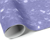 Lila violette Imitate Glitzern Glitzer Geschenkpapier (Rolleneckpunkt)
