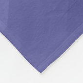Lila violette Maschenöffnung Monogram Fleecedecke (Ecke)