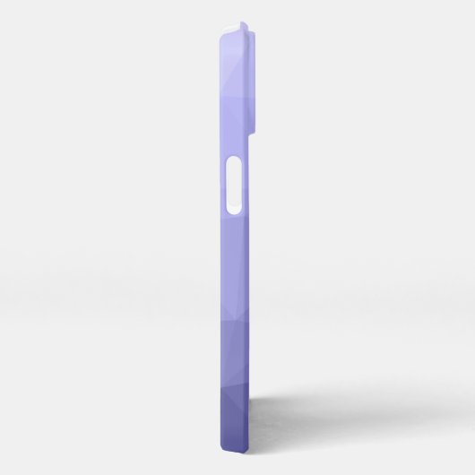 Lila violette Maschenöffnung Monogram iPhone Hülle (Rechte Seite)