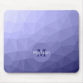 Lila violette Maschenöffnung Monogram Mousepad