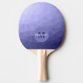 Lila violette Maschenöffnung Monogram Tischtennis Schläger (Vorderseite)