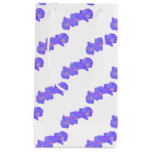 Lila violette Orchideenmalerei Kleine Geschenktüte (Vorderseite)