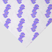 Lila violette Orchideenmalerei Seidenpapier (Ausschnitt)