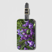 Lila Violetten Gepäckanhänger (Vorderseite Vertikal)