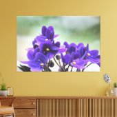 Lila Violetten Leinwanddruck (Insitu (Wohnzimmer))