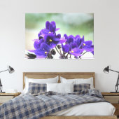 Lila Violetten Leinwanddruck (Insitu (Schlafzimmer))
