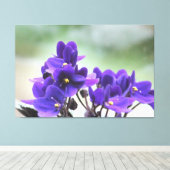 Lila Violetten Leinwanddruck (Insitu (Holzboden))