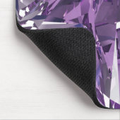 Lila, violetter Edelstein Mousepad (Ecke)