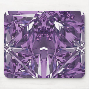 Lila, violetter Edelstein Mousepad