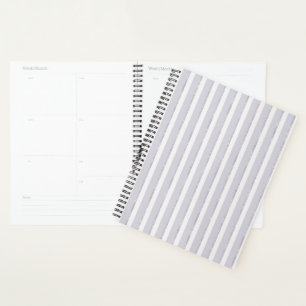 Lila Violetter Funkelnde Glitter Streifen Planer