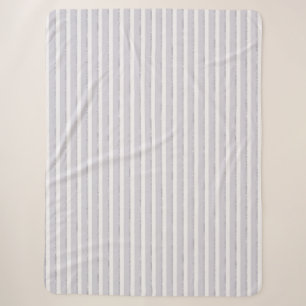 Lila Violetter Funkelnde Glitzer Streifen Sherpadecke