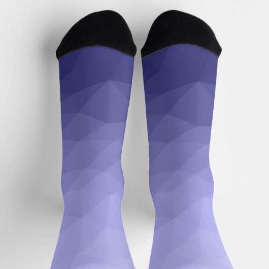 Lila violettes Maschenmuster Socken (Oben)